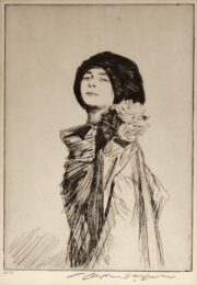 A Russian Girl by Joseph Simpson at Editions Graphiques Ltd