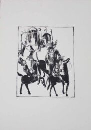 Adschîb, Gharîb Und Kâsim Machen Sich Auf Den Weg by Christa Pyroth at Sylvan Cole Gallery