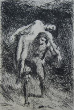 Caïn Et Abel by Alexandre Falguière