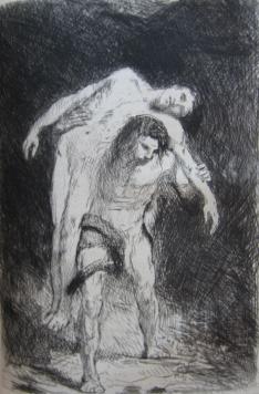 Caïn Et Abel by Alexandre Falguière