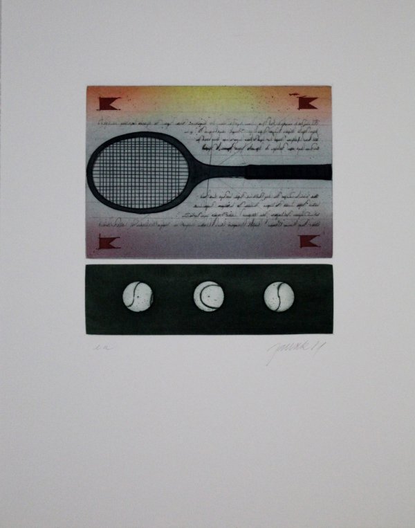 Tennisschläger / Tennis Racquet by Alois Janak
