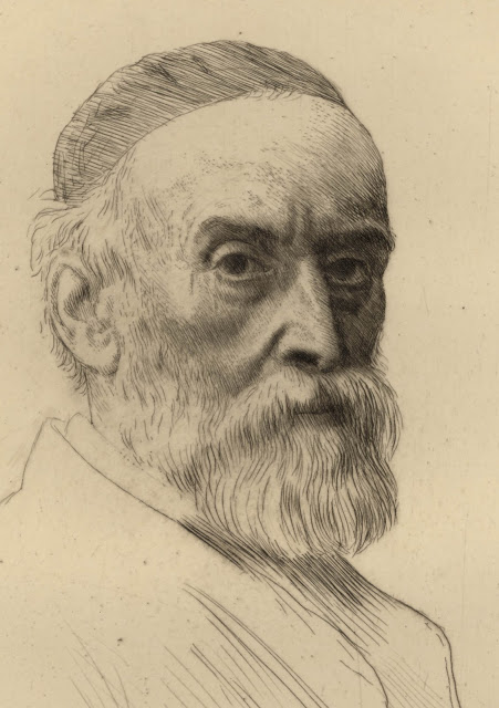 Portrait De G.f. Watts R.a. by Alphonse Legros