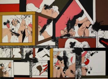Amsterdam Nº 2 by Josep Guinovart at Sylvan Cole Gallery