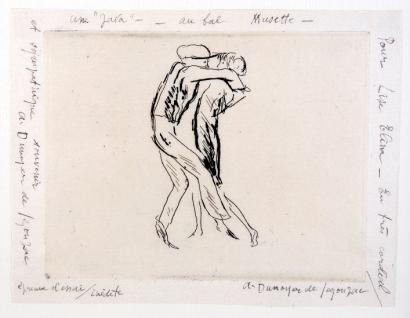 La Java / Une “java” Au Bal Musette by André Dunoyer de Segonzac