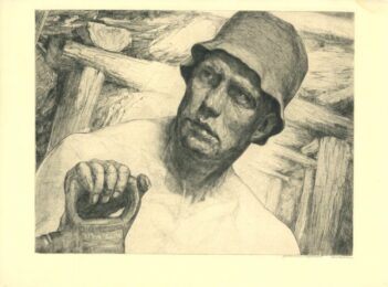 Arbeiter / Worker by Hermann Kätelhön at Sylvan Cole Gallery