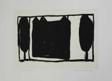 Arbres I Casa Ii by Joan Hernandez Pijuan at Sylvan Cole Gallery