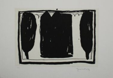 Arbres i casa I by Joan Hernandez Pijuan at Sylvan Cole Gallery