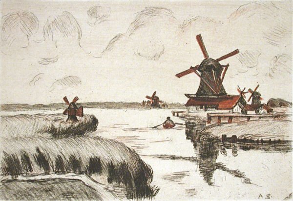 En Hollande by Armand Guillaumin