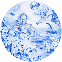 Artificial Intelligence Lenticular by Jacky Tsai at Eyestorm