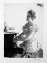 At The Piano by Anders Zorn at Harris Schrank Fine Prints