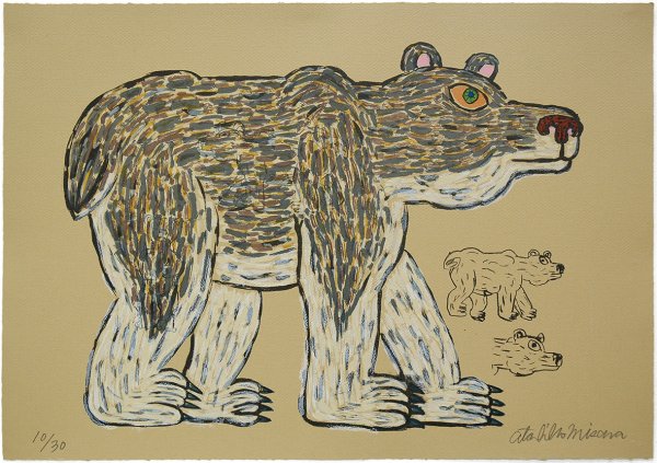Bear (gray/walking) by Atsuhiko Misawa