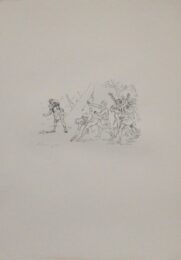 Aufstand Der Soldaten Gegen Klearchos by Max Slevogt at Sylvan Cole Gallery