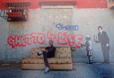 Banksy’s Ghetto 4 Life by Martha Cooper at Lieberman Contemporary