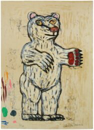 Bear (white/ Standing/ Slanting) by Atsuhiko Misawa at KIDO Press