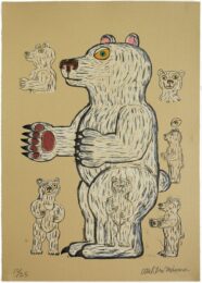 Bear (white/standing/side) by Atsuhiko Misawa at KIDO Press