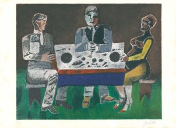Bei Tisch / At The Table by Franco Gentilini at Sylvan Cole Gallery