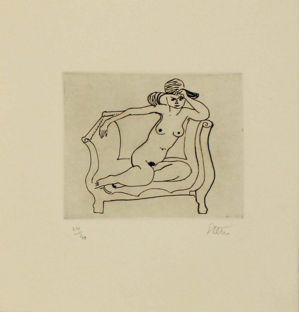 Dame Au Salon by Bernard Stern
