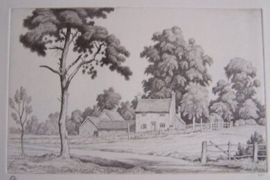 Birch Farm, Hove, Sussex by Ian Strang at Sylvan Cole Gallery