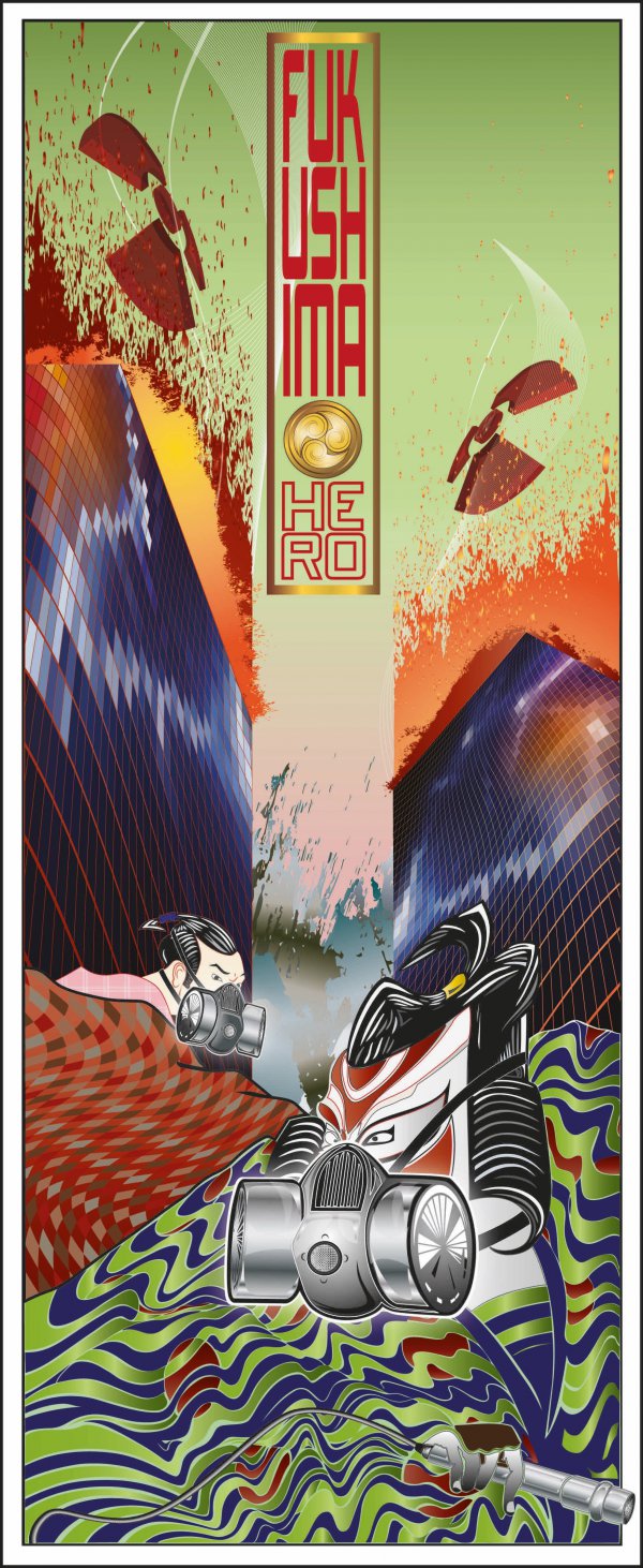 Fukushima Hero – Day (Art With Purpose Series) by Booda Brand