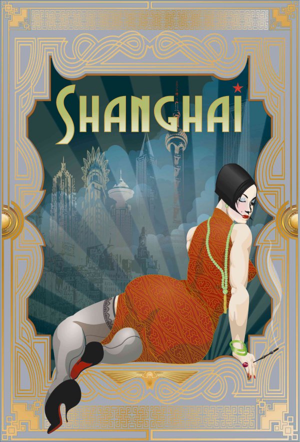 Shanghai Deco (Wanderlust Series) by Booda Brand