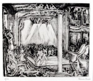 Boxing Match by Hermine David at Harris Schrank Fine Prints