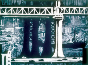 Bridges, Boats, Brooklyn by Richard Sloat at ebo Gallery