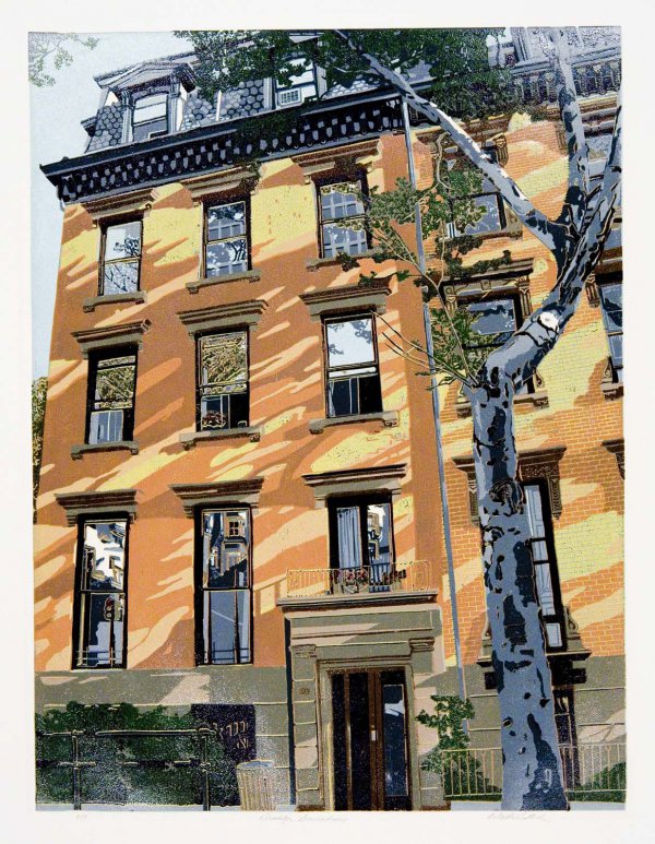 Brooklyn Brownstones by Walter Buttrick