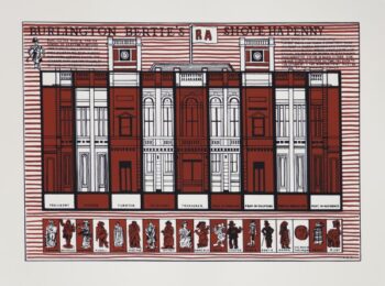 Burlington Bertie’s Shove Ha’penny by Adam Dant at Royal Academy of Arts