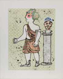 Caius Flavius Valerius Claudius Constantinus by Enrico Baj at RoGallery