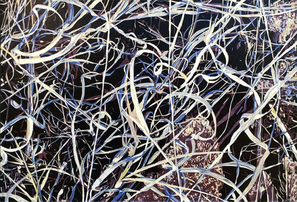 Calligraphic Grasses by Jean Gumpper