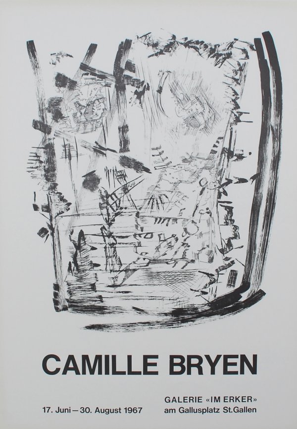 Untitled (exhibition Poster) by Camille Bryen