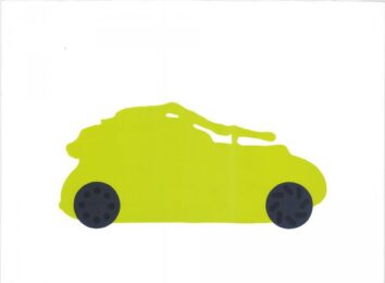 Car by Humphrey Ocean RA at Emanuel von Baeyer - Cabinet
