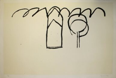 Cases I Arbres 1 by Joan Hernandez Pijuan at Sylvan Cole Gallery