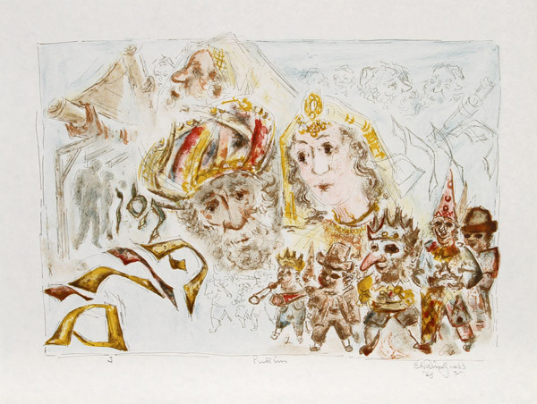 The Jewish Holidays. A Suite Of Eleven Original Lithographs By Chaim Gross by Chaim Gross
