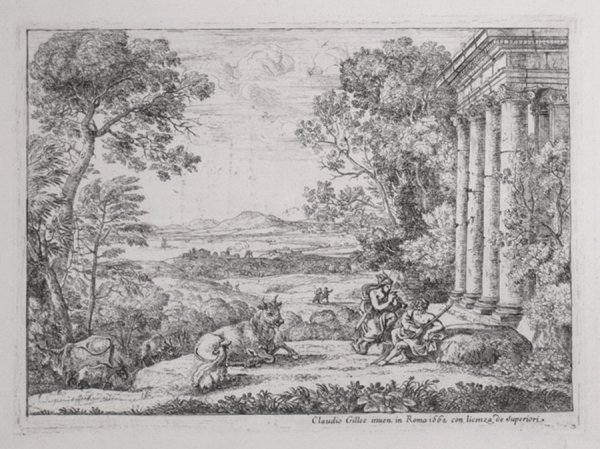 Mercure Et Argus by Claude Lorrain
