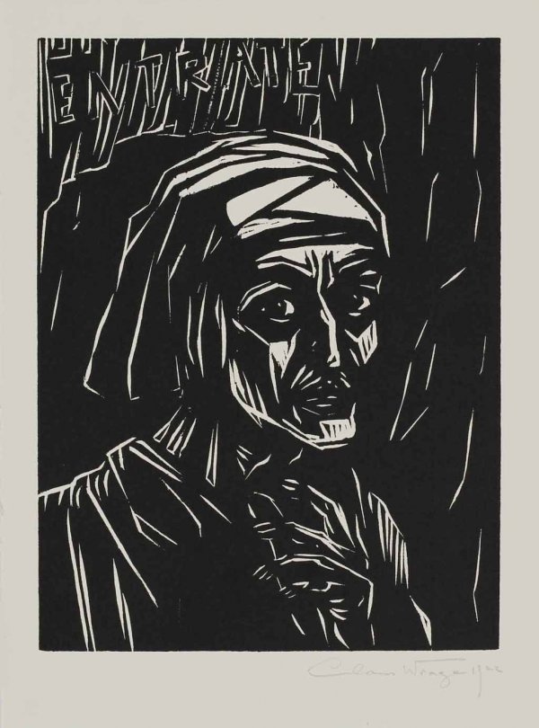 Dante Before The Gates Of Hell by Claus Wrage