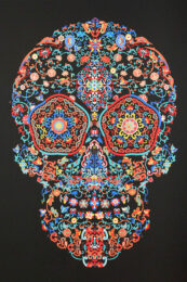 Cloisonné Skull by Jacky Tsai at Eyestorm