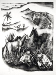 Coffee Huskers by George Biddle at Harris Schrank Fine Prints
