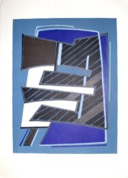 Composizione In Azzurro by Alberto Magnelli at Sylvan Cole Gallery