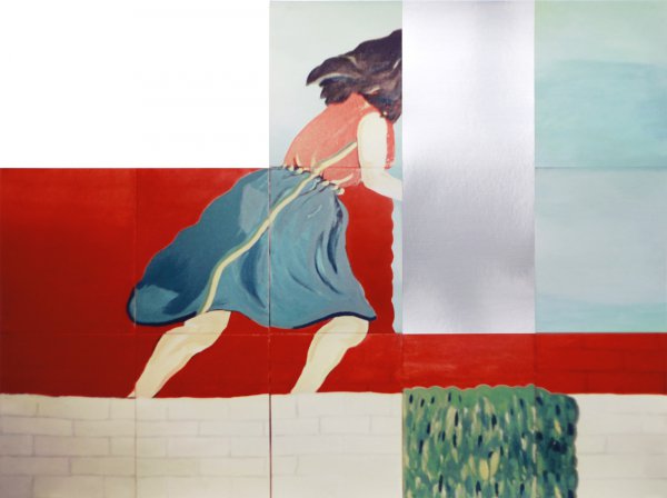Woman Running In Twelve Sections (1965 – 2018) by David Lamelas