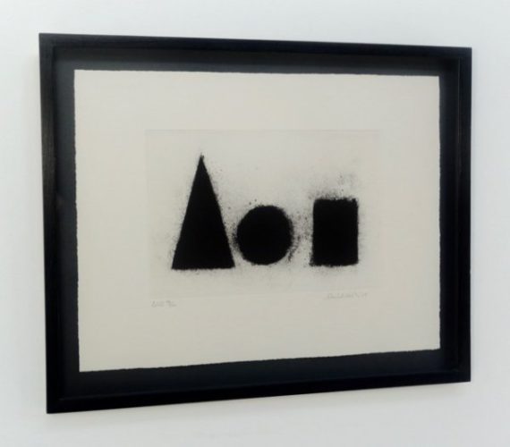 Pyramid Sphere Cube by David Nash at