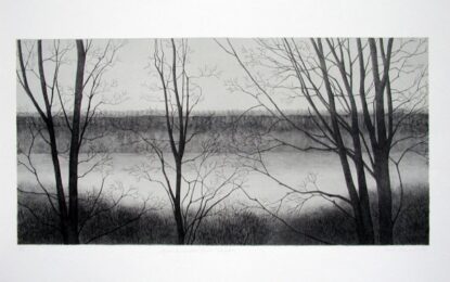 Dawn, The Hudson River by Rica Bando at ebo Gallery