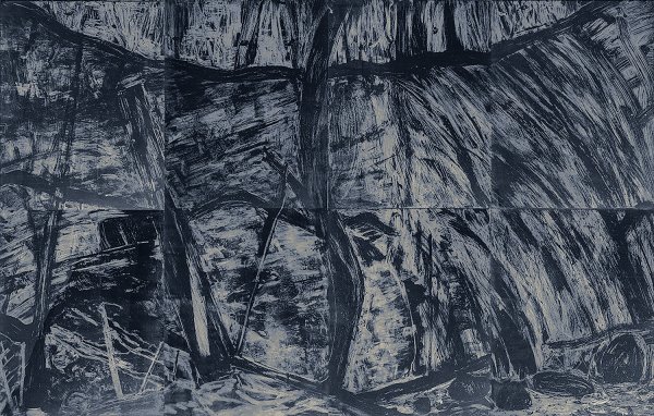 Waterfall Suite/blue by Deborah Freedman