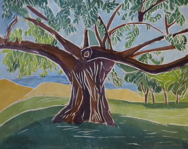 Deepening Day (yellow) by Aline Feldman
