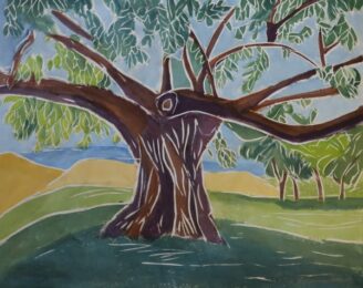 Deepening Day (yellow) by Aline Feldman at ebo Gallery