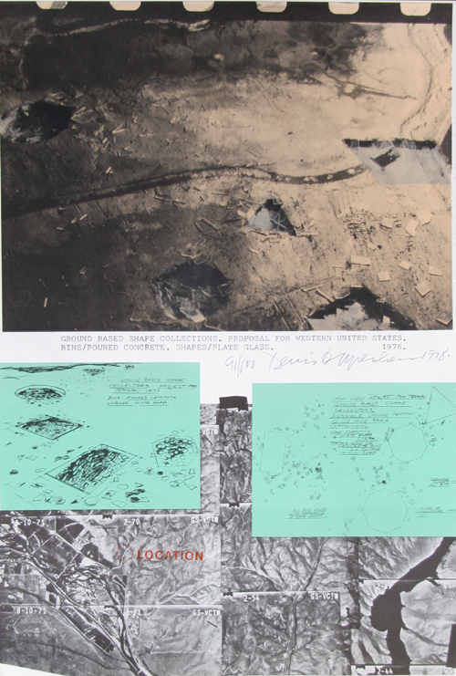 Ground Based Shape Collections by Dennis Oppenheim