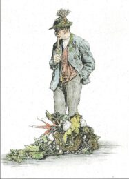 Der Gemüsemann / The Vegetable Seller by Paul Geissler at Sylvan Cole Gallery