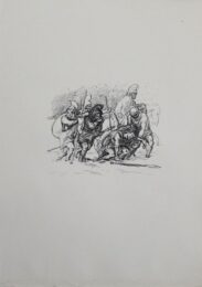 Der Schwierige Marsch Durch Den Schnee by Max Slevogt at Sylvan Cole Gallery