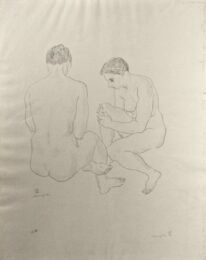 Private: Deux Nus Assis by Tsuguharu Foujita at Editions Graphiques Ltd