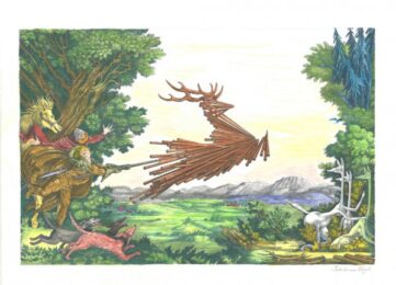 Die Jagdt Ist älter Als Das Wild by Fabius von Gugel at Sylvan Cole Gallery
